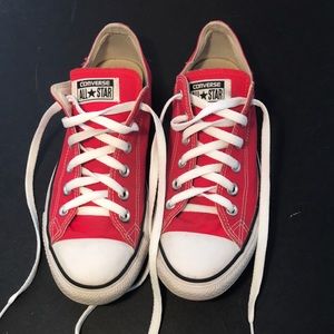 Red Low Top Converse